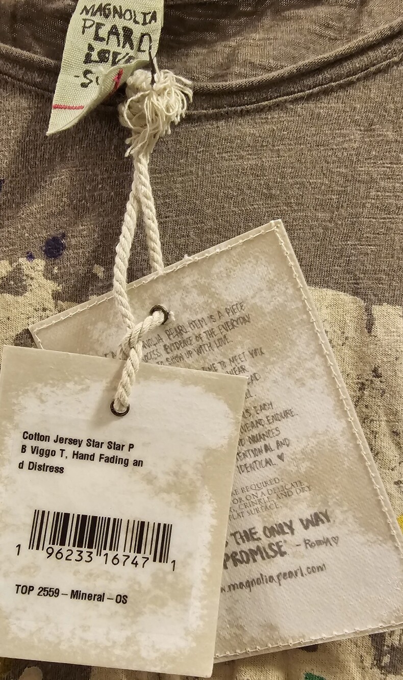 ✨️MAGNOLIA PEARL ✨️ STAR STAR PBJ Viggo Tee NWT Long Sleeve - Picture 2 of 9